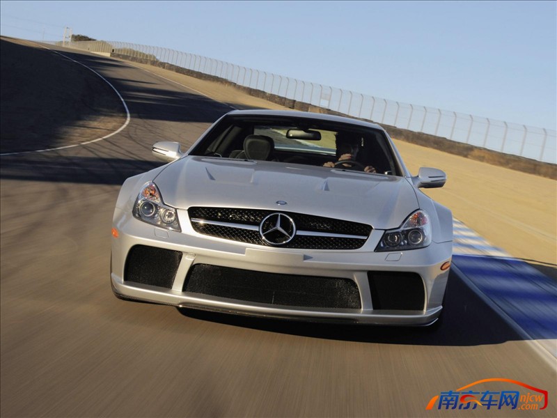 2009款梅赛德斯奔驰sl65 amg black series 外观
