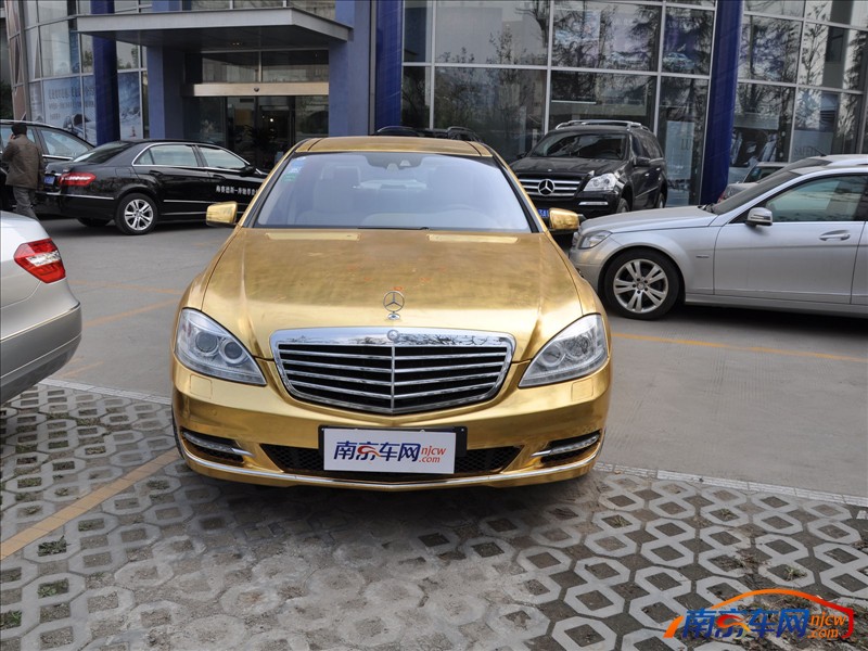黄金奔驰s350 外观