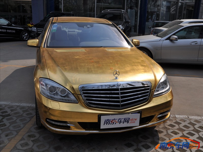 黄金奔驰s350 外观