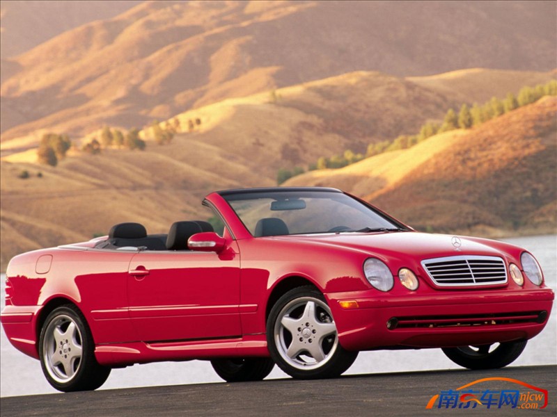 2000款梅赛德斯奔驰clk430折篷车
