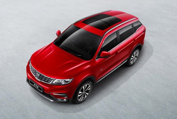 宝腾发布x70官图吉利博越换标车销往东南亚