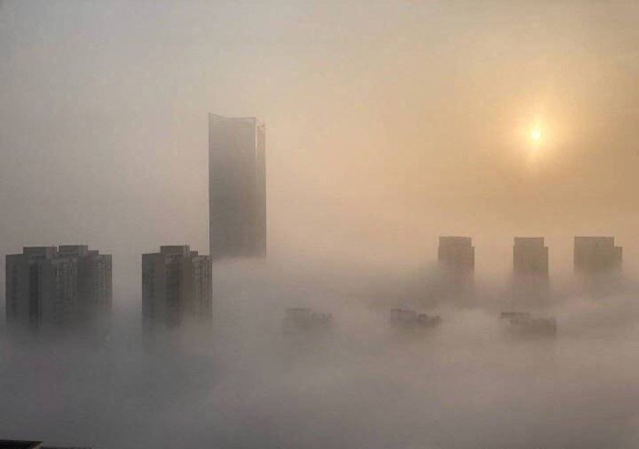 紧急转发雾霾今夜又来江苏沿江城市将有强浓雾